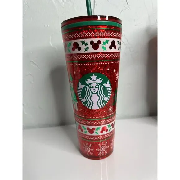 Disney Starbucks Christmas Tumbler Cup - Picture 4 of 6